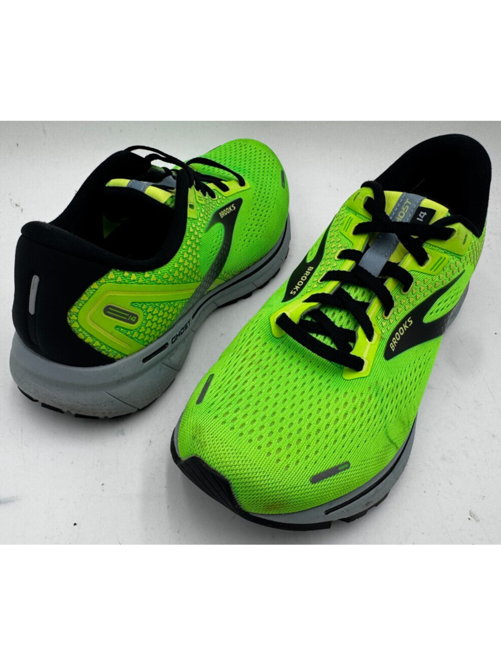 Brooks Ghost 14 Men’s Sneakers Size 9.5 Green Athletic Running Shoes 1103691D310